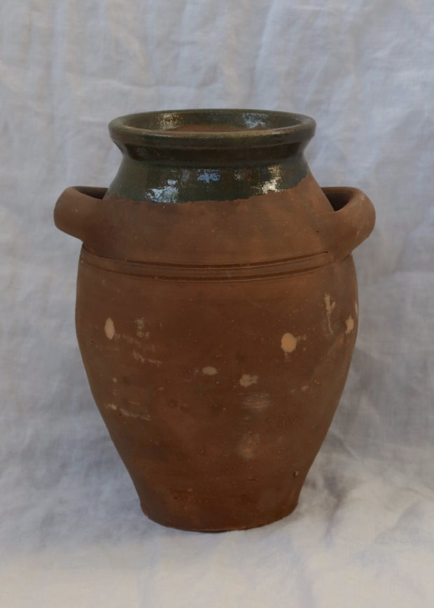 Turkish Vase with Green Glaze