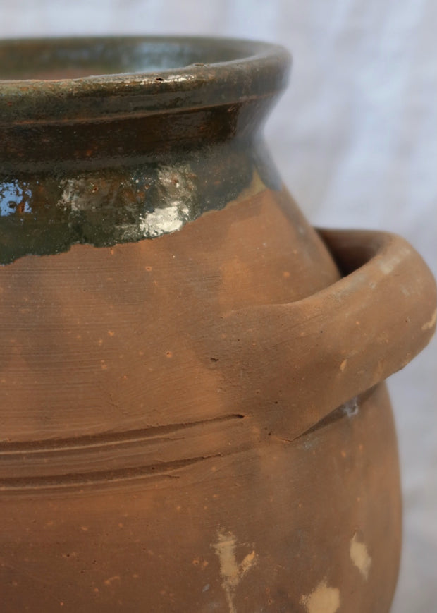 Turkish Vase with Green Glaze