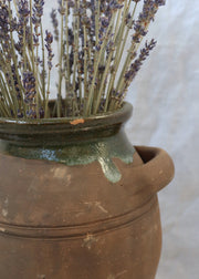 Turkish Vase with Green Glaze